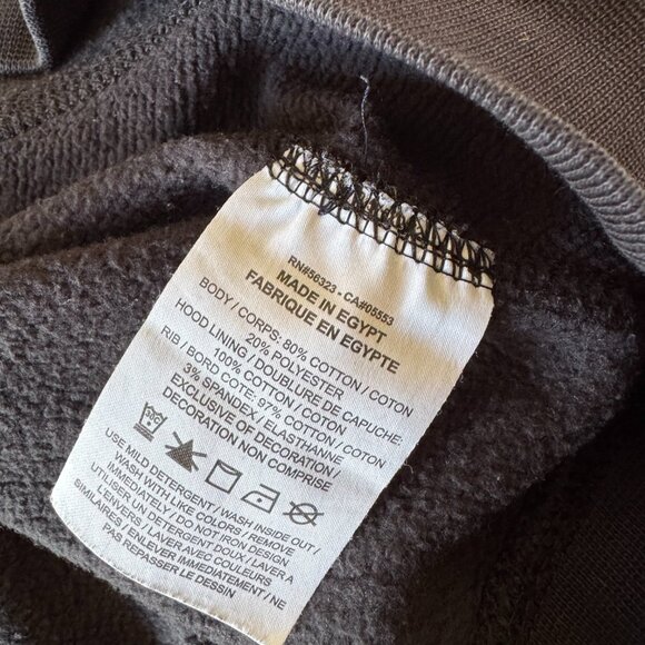 Nike Kyrie Club Fleece Hoodie Youth Small • Black/Grey Graphic • DC2997-010 - Picture 9 of 10